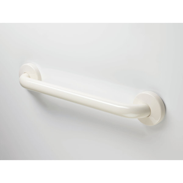 Barre D'appui De Salle De Bain Ponte Giulio 24 Pouces (61 Cm) - Série Contractor, Blanche, En Vinyle